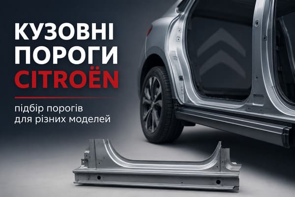 Кузовные пороги Citroën: как подобрать деталь для Berlingo, Picasso, Jumpy и других моделей