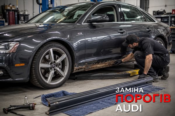 Замена порогов на Audi: что нужно знать перед ремонтом