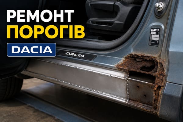 Ремонт порогов Dacia: как определить реальный объем работ