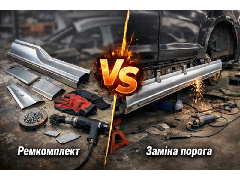 Ремкомплекты кузовных порогов, или полная замена порога - что выгоднее?
