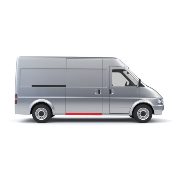 Кузовний поріг під зсувними дверима для Opel Vivaro A (2001–2014) сталь